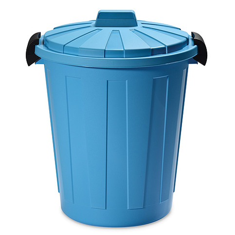 Kos DEAhome Ladybin 25 lit, modrý, na odpad