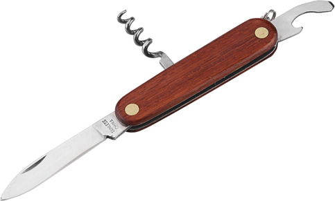Nôž zatvárací s drevenou rukoväťou